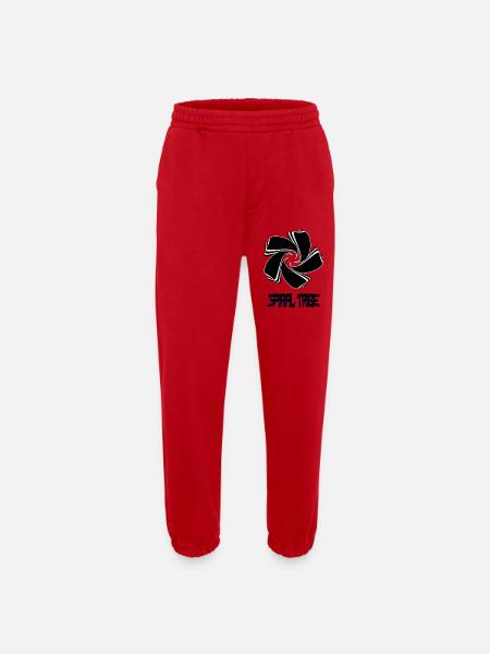 Spiral Tribe - Heavyweight Jogging Pants - made by SPREAD - red