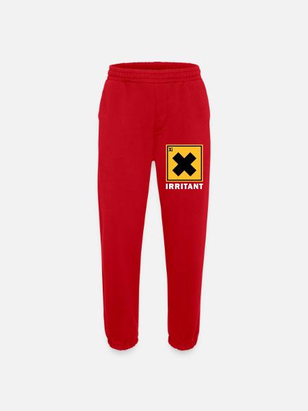 REIZENDES WARNZEICHEN - Heavyweight Jogginghose - made by SPREAD - Rot