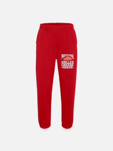 Cheese Making Cheese Lover - Heavyweight Jogging Pants - made by SPREAD - red