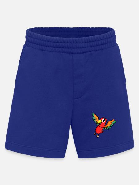 perroquet - Short bio épais fabriqué en UE - Iconic Blue