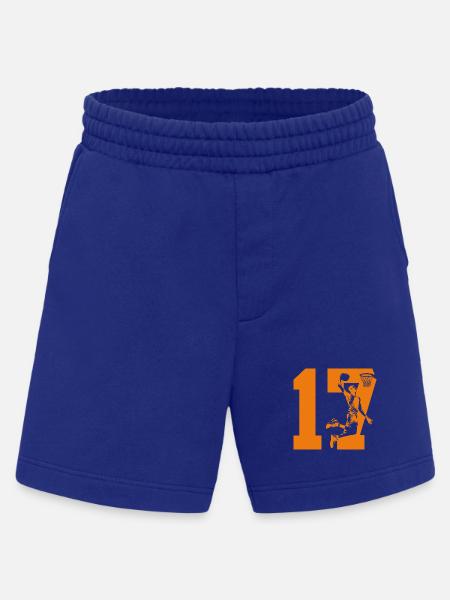 NUMBER 17 BASKETBALL 17TH BIRTHDAY - Heavyweight Shorts - made by SPREAD - Iconic Blue