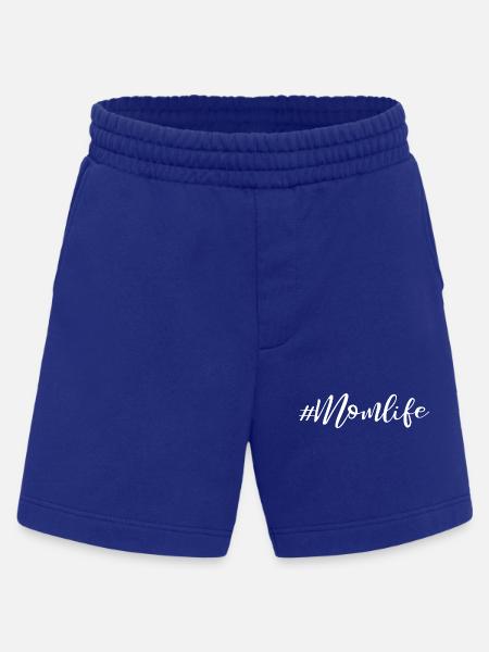 Momlife - Slogan Design - Heavyweight Shorts - made by SPREAD  - Iconic Blue