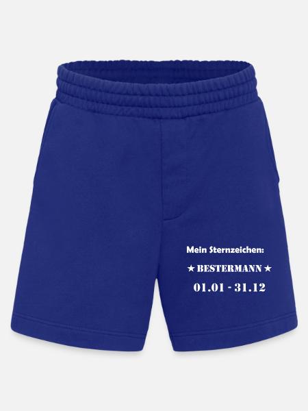 Bester Mann Wassermann Sternzeichen - Heavyweight Shorts - made by SPREAD  - Iconic Blue