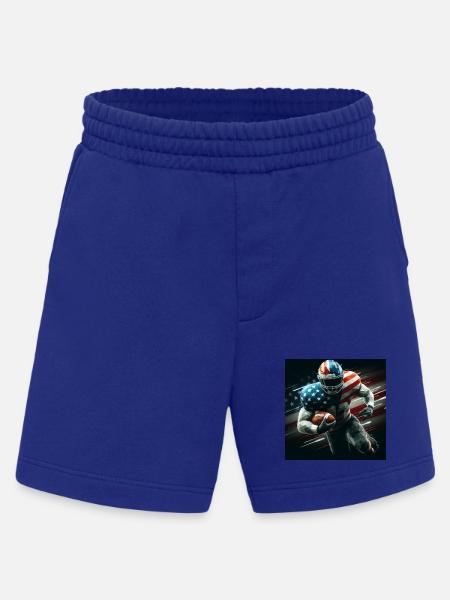 Patriotischer American Football - Heavyweight Shorts - made by SPREAD  - Iconic Blue