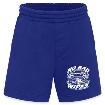 No Bad Wipes Auto Grafik - Heavyweight Shorts - made by SPREAD  - Iconic Blue - Vorne