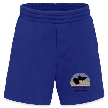 Über Guppies reden - Heavyweight Shorts - made by SPREAD  - Iconic Blue - Vorne