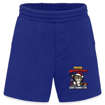 Frohe Weihnachten Ganz Dünnes Eis Weihnachtsoutfit - Heavyweight Shorts - made by SPREAD  - Iconic Blue - Vorne