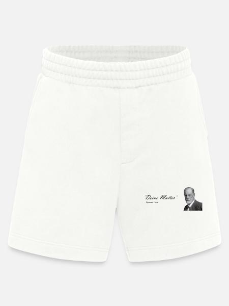 "Deine Mutter" Sigmund freund - Heavyweight Shorts - made by SPREAD  - OFF WHITE
