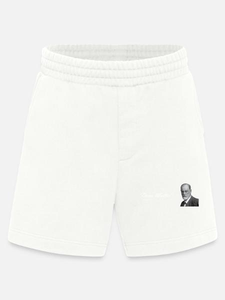 " Deine Mutter " Sigmund Freud - Heavyweight Shorts - made by SPREAD  - OFF WHITE
