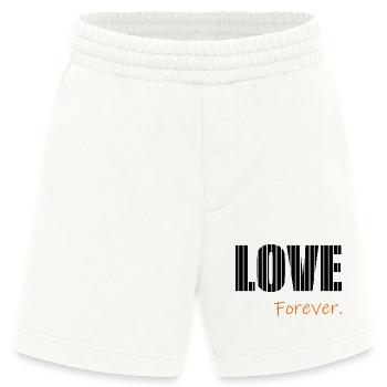 ICH LIEBE DICH. ICH LIEBE DICH. LIEBE. LIEBE. HERZ. - Heavyweight Shorts - made by SPREAD  - OFF WHITE - Vorne