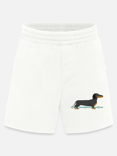 Image du teckel - Short bio épais fabriqué en UE - OFF WHITE