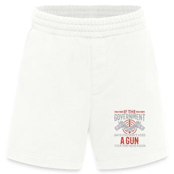 Sie brauchen eine Waffe Zweite Änderung Gun Rights - Heavyweight Shorts - made by SPREAD  - OFF WHITE - Vorne