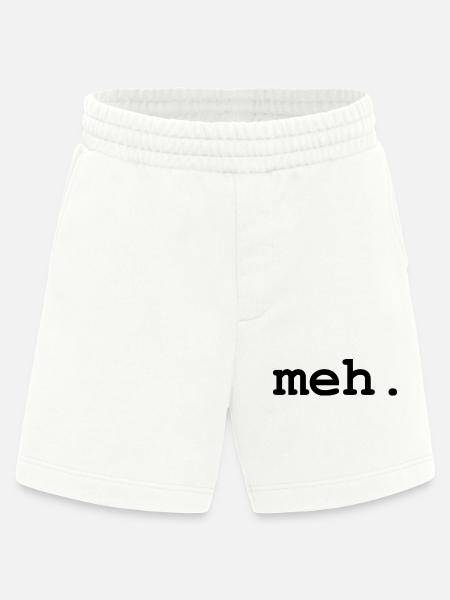 meh humor - Heavyweight Shorts - made by SPREAD  - OFF WHITE