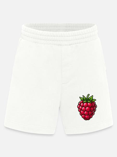 Raspberry, fruit - Heavyweight Shorts - made by SPREAD  - OFF WHITE