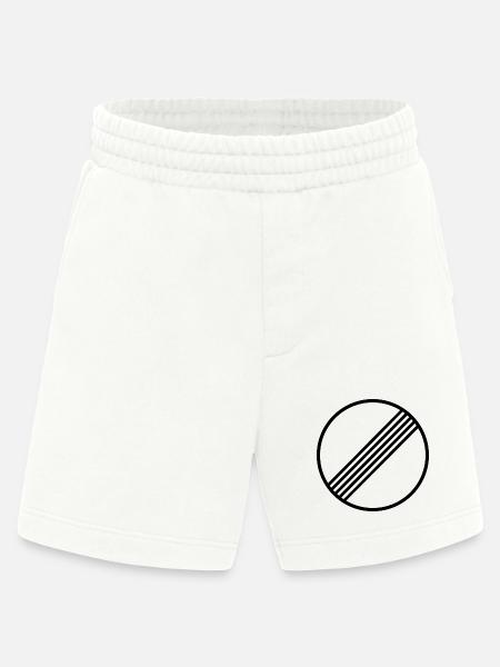 UNLIMITED MOTORWAY GERMANY - Heavyweight Shorts - made by SPREAD  - OFF WHITE