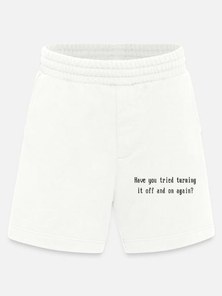 On or Off - Heavyweight Shorts - made by SPREAD - OFF WHITE