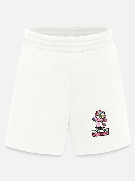 Workout Warrior - Heavyweight Shorts - made by SPREAD - OFF WHITE