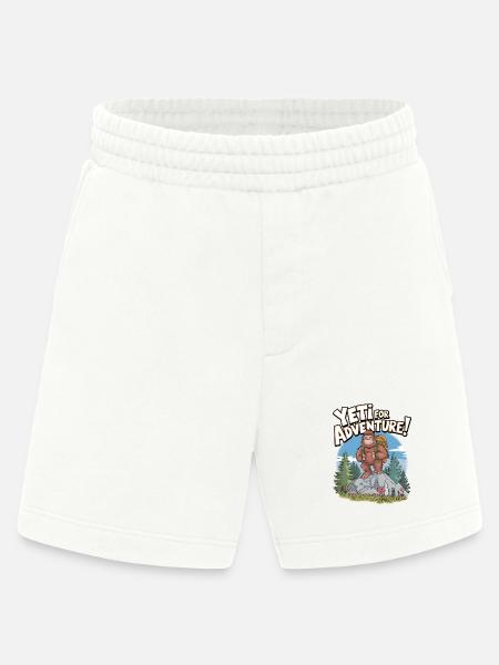 Yeti For Adventure - Heavyweight Shorts - made by SPREAD - OFF WHITE