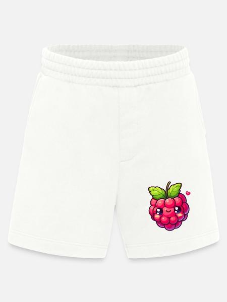 Raspberry - Heart - Heavyweight Shorts - made by SPREAD  - OFF WHITE