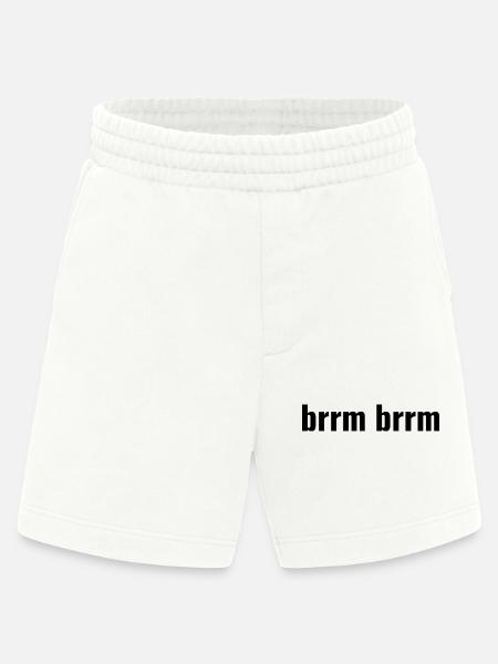 brrm brrm - Heavyweight Shorts - made by SPREAD  - OFF WHITE