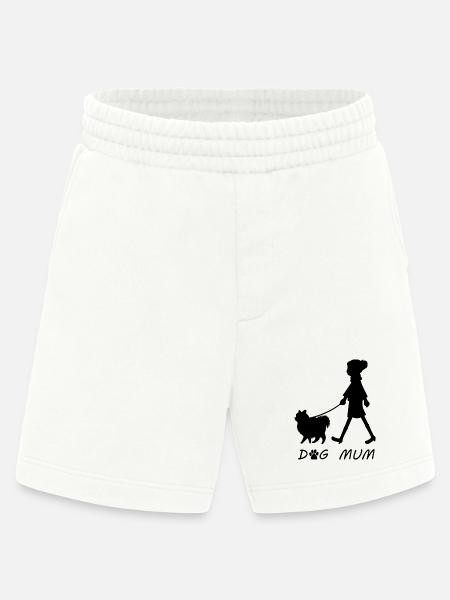 Dog Mum - Heavyweight Shorts - made by SPREAD - OFF WHITE