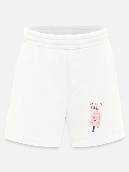 you make me melt icecream - Heavyweight Shorts - made by SPREAD - OFF WHITE
