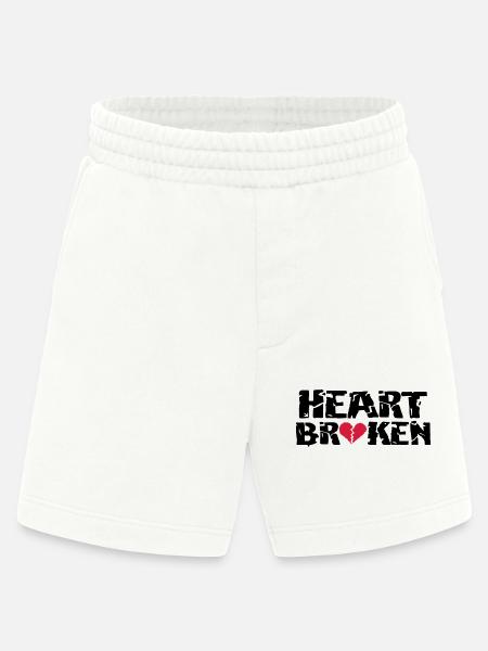 Heart <3Broken - Heavyweight Shorts - made by SPREAD - OFF WHITE