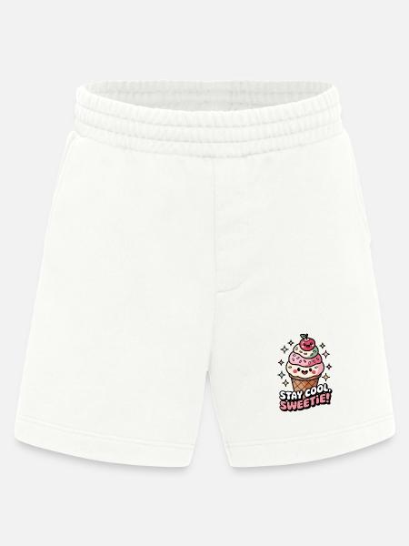 Stay Cool, Sweetie! - Heavyweight Shorts - made by SPREAD - OFF WHITE
