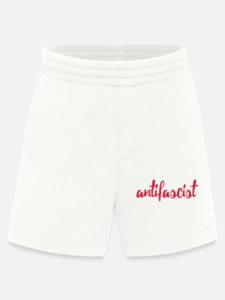 Always Antifascist - Heavyweight Shorts - made by SPREAD - OFF WHITE