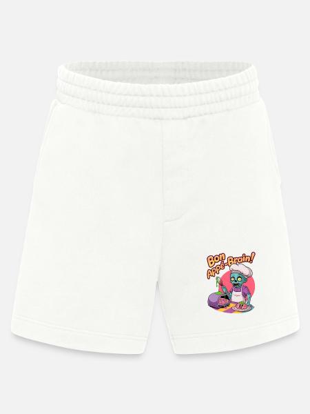 Bon Appé-brain! - Heavyweight Shorts - made by SPREAD - OFF WHITE