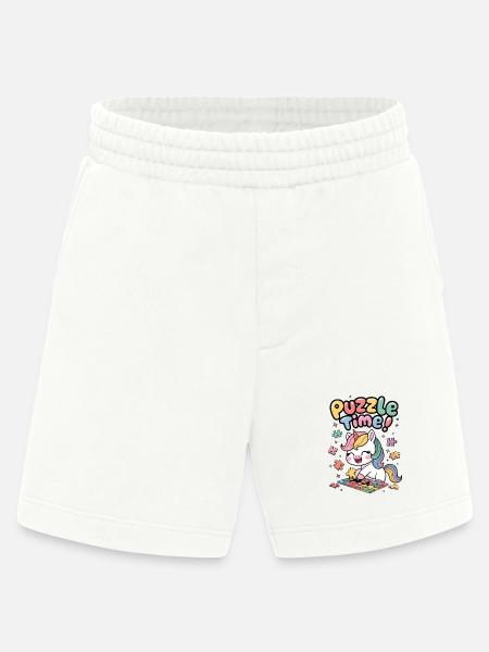 Puzzle Time! - Heavyweight Shorts - made by SPREAD - OFF WHITE