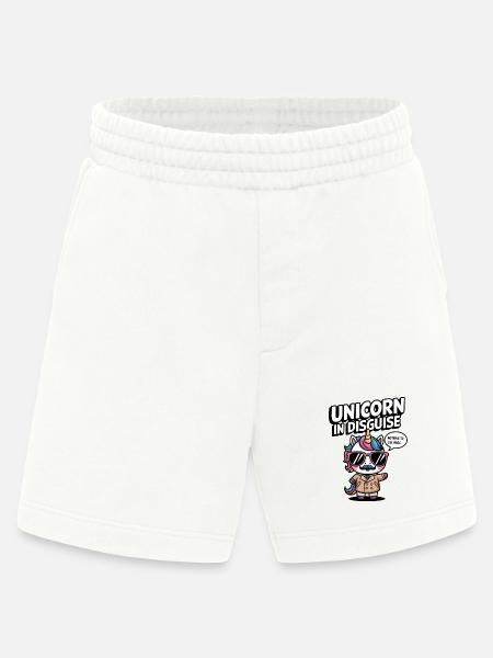 Unverkleidetes Einhorn - Heavyweight Shorts - made by SPREAD  - OFF WHITE