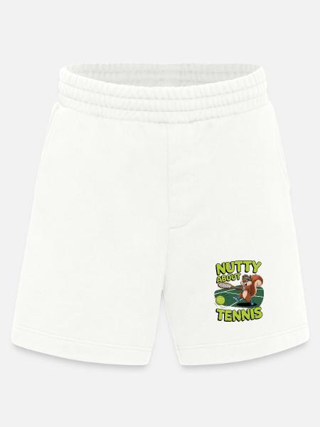 Nutty About Tennis - Heavyweight Shorts - made by SPREAD - OFF WHITE