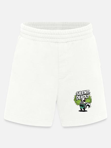 Silent But Deadly - Heavyweight Shorts - made by SPREAD - OFF WHITE