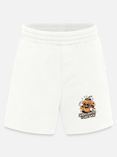 Soda-Lighted To Meet You - Heavyweight Shorts - made by SPREAD - OFF WHITE