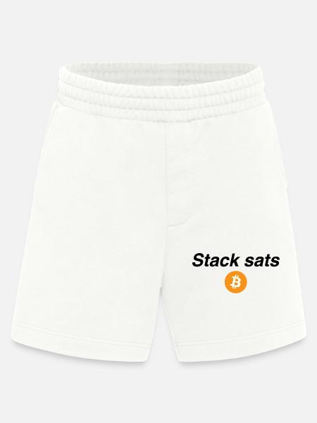 Stack sats - Heavyweight Shorts - made by SPREAD - OFF WHITE