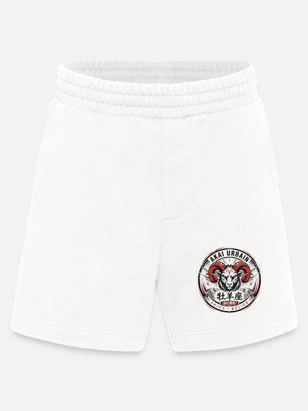 Böder Urban: Rotes Widder-Emblem - Heavyweight Shorts - made by SPREAD  - OFF WHITE