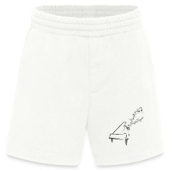 Musiknoten Musik Musiker Notenschlüssel Noten - Heavyweight Shorts - made by SPREAD  - OFF WHITE - Vorne