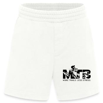 MTB Leidenschaft – Mountainbike & Outdoor offroad - Heavyweight Shorts - made by SPREAD  - OFF WHITE - Vorne