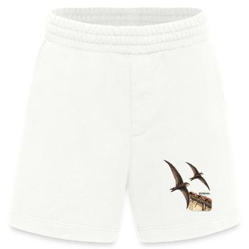 Wieder da – Mauersegler über den Dächern - Heavyweight Shorts - made by SPREAD  - OFF WHITE - Vorne