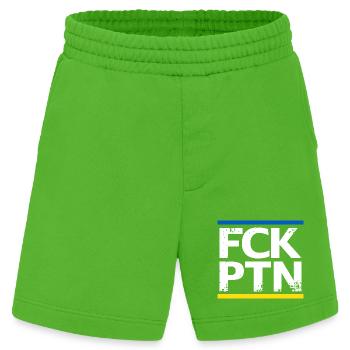 FCK PTN - Heavyweight Shorts - made by SPREAD  - Apple Neon - Vorne