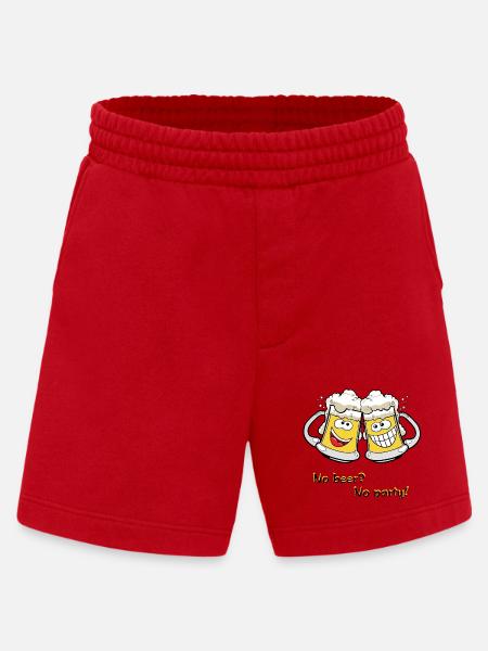 Beer mugs - Heavyweight Shorts - made by SPREAD  - red