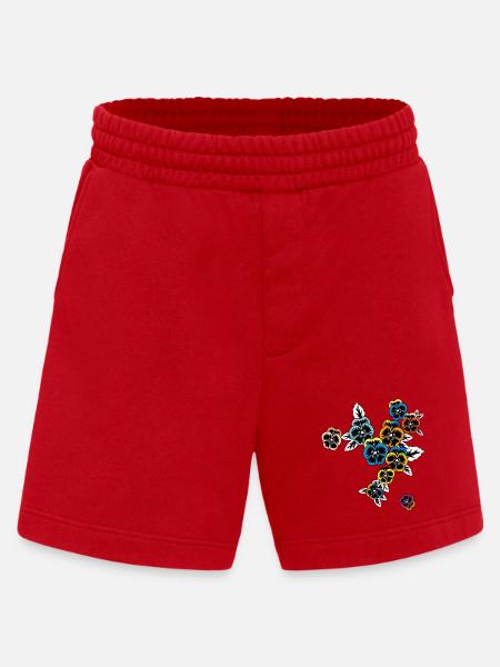 Pansy Spring - Heavyweight Shorts - made by SPREAD - red