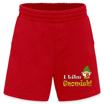 I Like Gnomish Funny Gardening - Heavyweight Shorts - made by SPREAD  - Rot - Vorne