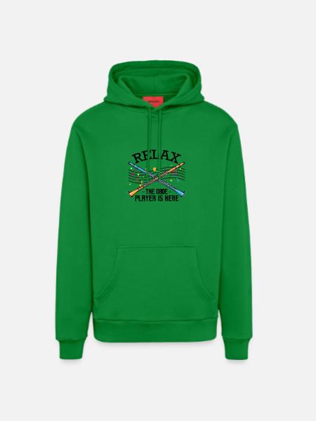 hautbois - Sweat à capuche bio décontracté fabriqué en UE - City Green