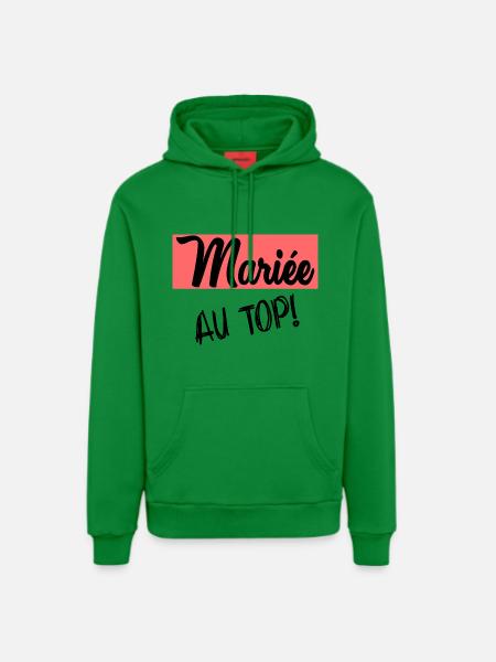 WEDDING. BRIDE-TO-BE - Organic Relaxed Hoodie Made in EU - City Green