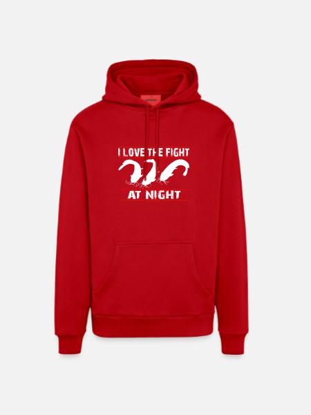 I fish catfish - catfish angler - Organic Relaxed Hoodie Made in EU - red