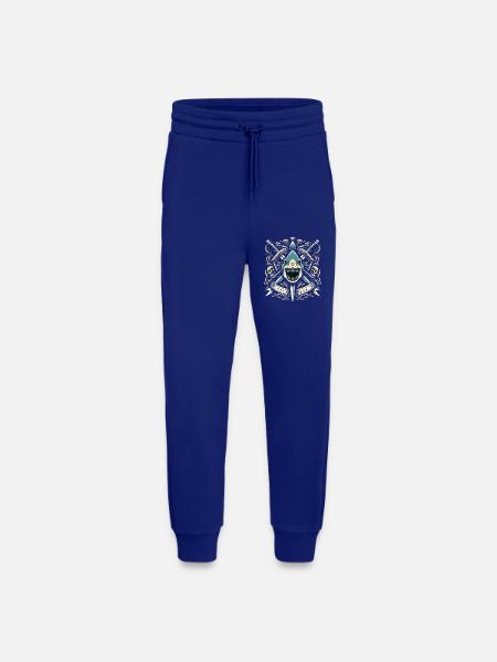 Evil Shark Logo - Jogging Pants - made by SPREAD - Iconic Blue