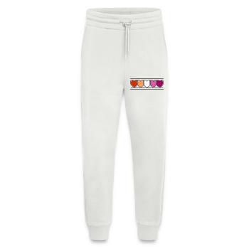 Lesbian Lesbian Hearts - Jogging Pants - made by SPREAD  - OFF WHITE - Front