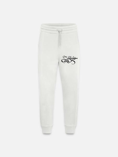 On en a gros - Pantalon de jogging bio décontracté fabriqué en UE - OFF WHITE